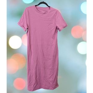 🌟 A New Day Dusty Pink Knit Shirt Dress XS